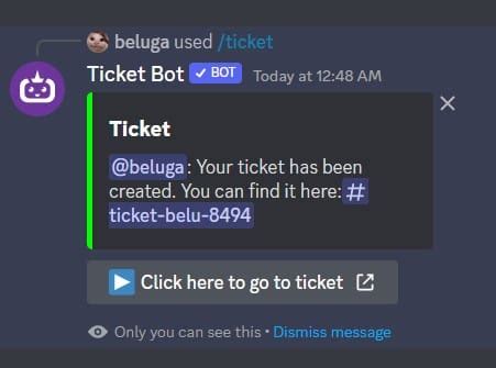 new ticket when using mail commands .
